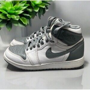 Nike Air Jordan 1 Retro Stealth White Gray (575441-037 Youth Ss 4.5Y Women Sz 6